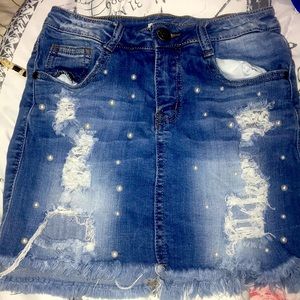 Jean skirt